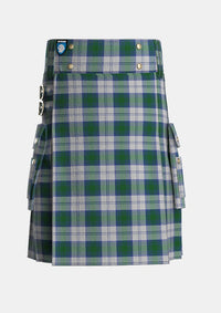 Utility_Lindsay_Dress_Tartan_715_kilt_front_image_with_pleated_design_and_adjustable_buckles_for_men