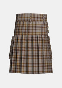 Utility_Lister_Tartan_10650_kilt_back_image_with_pleated_design_and_adjustable_buckles_for_men