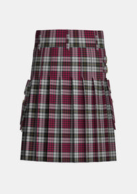 Utility_Little_Dress_Tartan_4138_kilt_back_image_with_pleated_design_and_adjustable_buckles_for_men