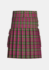 Utility_Little_Frogs_Tartan_11937_kilt_back_image_with_pleated_design_and_adjustable_buckles_for_men