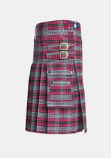 Utility_Little_of_Morton_Rigg_tartan_2349_kilt_right_image_with_pleated_design_and_adjustable_buckles_for_men