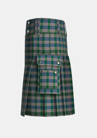 Utility_Lloyd_of_Wales_Tartan_5765_kilt_left_image_with_pleated_design_and_adjustable_buckles_for_men