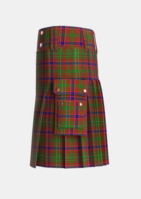 Utility_Lumsden_Tartan_6023_kilt_left_image_with_pleated_design_and_adjustable_buckles_for_men