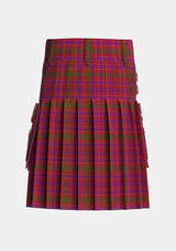 Utility_Lumsden_of_Clova_Tartan_417_kilt_back_image_with_pleated_design_and_adjustable_buckles_for_men