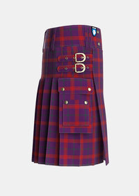 Utility_Lynch_Variant_Tartan_2774_kilt_right_image_with_pleated_design_and_adjustable_buckles_for_men