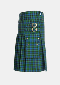 Utility_Lyon_Tartan_5517_kilt_right_image_with_pleated_design_and_adjustable_buckles_for_men