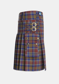 Utility_Lysaght_Tartan_6591_kilt_right_image_with_pleated_design_and_adjustable_buckles_for_men