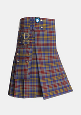 Utility_Lysaght_Tartan_6591_kilt_side_image_with_pleated_design_and_adjustable_buckles_for_men