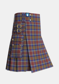 Utility_Lysaght_Tartan_6591_kilt_side_image_with_pleated_design_and_adjustable_buckles_for_men