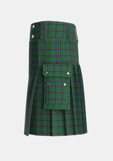 Utility_MacAlpine_1906_Tartan_1914_kilt_left_image_with_pleated_design_and_adjustable_buckles_for_men