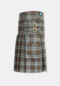 Utility_MacBean_Dress_Tartan_2415_kilt_right_image_with_pleated_design_and_adjustable_buckles_for_men