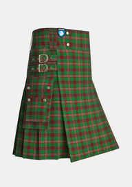 Utility_MacCall_Tartan_2238_kilt_side_image_with_pleated_design_and_adjustable_buckles_for_men