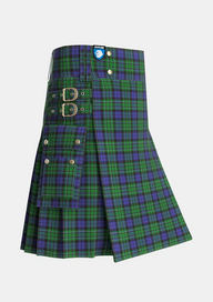 Utility_MacCallum_2_Tartan_767_kilt_side_image_with_pleated_design_and_adjustable_buckles_for_men
