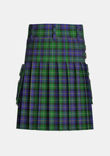 Utility_MacCormick_Tartan_7161_kilt_back_image_with_pleated_design_and_adjustable_buckles_for_men