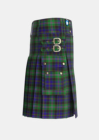 Utility_MacCraig_Tartan_3337_kilt_right_image_with_pleated_design_and_adjustable_buckles_for_men