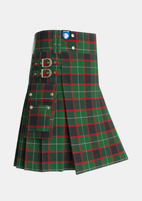 Utility_MacDiarmid_2_Tartan_1181_kilt_side_image_with_pleated_design_and_adjustable_buckles_for_men