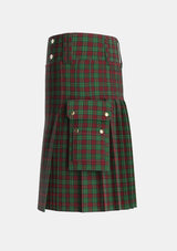 Utility_MacDiarmid_3_Tartan_1473_kilt_left_image_with_pleated_design_and_adjustable_buckles_for_men