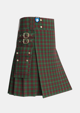 Utility_MacDiarmid_3_Tartan_1473_kilt_side_image_with_pleated_design_and_adjustable_buckles_for_men