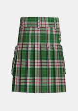 Utility_MacDiarmid_Dress_Tartan_1486_kilt_back_image_with_pleated_design_and_adjustable_buckles_for_men