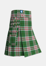 Utility_MacDiarmid_Dress_Tartan_1486_kilt_side_image_with_pleated_design_and_adjustable_buckles_for_men