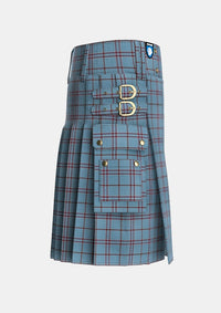 Utility_MacDonald_from_Rawtenstall_Personal_Tartan_2975_kilt_right_image_with_pleated_design_and_adjustable_buckles_for_men