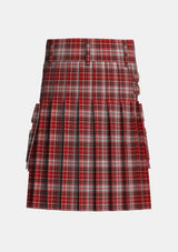 Utility_MacDougal_Dress_Tartan_6433_kilt_back_image_with_pleated_design_and_adjustable_buckles_for_men