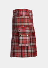 Utility_MacDougal_Dress_Tartan_6433_kilt_left_image_with_pleated_design_and_adjustable_buckles_for_men