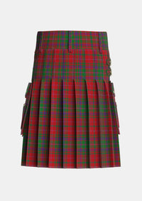 Utility_MacDougal_Tartan_1519_kilt_back_image_with_pleated_design_and_adjustable_buckles_for_men