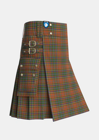 Utility_MacDougall_1850_1_Tartan_8333_kilt_side_image_with_pleated_design_and_adjustable_buckles_for_men