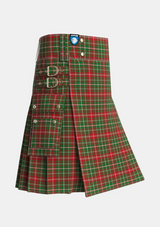 Utility_MacDougall_2005_Tartan_6634_kilt_side_image_with_pleated_design_and_adjustable_buckles_for_men