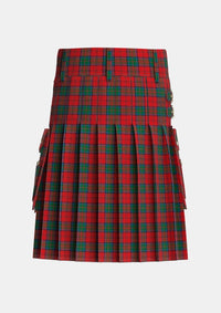 Utility_MacDuff_4_Tartan_1453_kilt_back_image_with_pleated_design_and_adjustable_buckles_for_men
