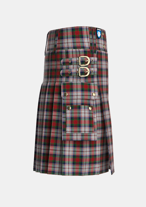 Utility_MacDuff_Dress_4_Tartan_1597_kilt_right_image_with_pleated_design_and_adjustable_buckles_for_men