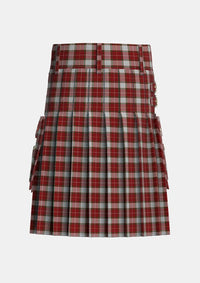 Utility_MacFie_Dress_Tartan_4563_kilt_back_image_with_pleated_design_and_adjustable_buckles_for_men