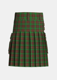 Utility_MacFie_Hunting_Tartan_3368_kilt_back_image_with_pleated_design_and_adjustable_buckles_for_men