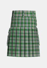 Utility_MacGiboney_Dress_Tartan_3839_kilt_back_image_with_pleated_design_and_adjustable_buckles_for_men