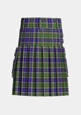 Utility_MacGiboney_MacGibboney_Tartan_2693_kilt_back_image_with_pleated_design_and_adjustable_buckles_for_men