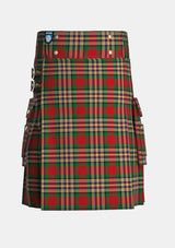 Utility_MacGill_Tartan_1487_kilt_front_image_with_pleated_design_and_adjustable_buckles_for_men