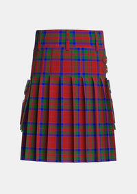 Utility_MacGillivray_2_Tartan_446_kilt_back_image_with_pleated_design_and_adjustable_buckles_for_men