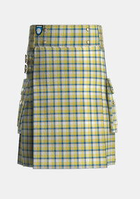 Utility_MacGrath_Personal_Tartan_3375_kilt_front_image_with_pleated_design_and_adjustable_buckles_for_men