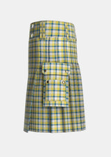 Utility_MacGrath_Personal_Tartan_3375_kilt_left_image_with_pleated_design_and_adjustable_buckles_for_men