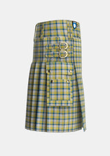 Utility_MacGrath_Personal_Tartan_3375_kilt_right_image_with_pleated_design_and_adjustable_buckles_for_men