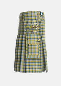 Utility_MacGrath_Personal_Tartan_3375_kilt_right_image_with_pleated_design_and_adjustable_buckles_for_men