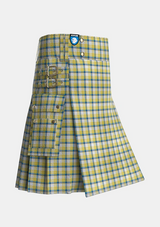 Utility_MacGrath_Personal_Tartan_3375_kilt_side_image_with_pleated_design_and_adjustable_buckles_for_men