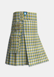 Utility_MacGrath_Personal_Tartan_3375_kilt_side_image_with_pleated_design_and_adjustable_buckles_for_men