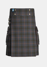 Utility_MacInnes_Homecoming_Tartan_7815_kilt_front_image_with_pleated_design_and_adjustable_buckles_for_men