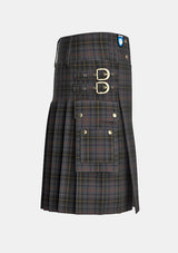 Utility_MacInnes_Homecoming_Tartan_7815_kilt_right_image_with_pleated_design_and_adjustable_buckles_for_men