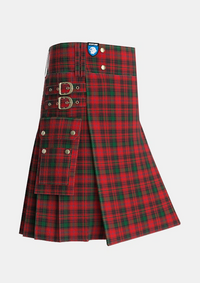 Utility_MacInroy_2_Tartan_2005_kilt_side_image_with_pleated_design_and_adjustable_buckles_for_men