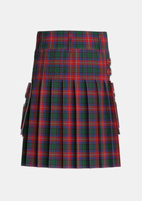 Utility_MacInroy_Rattray_Tartan_3399_kilt_back_image_with_pleated_design_and_adjustable_buckles_for_men
