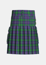 Utility_MacIntyre_Inglis_Tartan_7114_kilt_back_image_with_pleated_design_and_adjustable_buckles_for_men