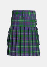 Utility_MacIntyre_Inglis_Tartan_7114_kilt_back_image_with_pleated_design_and_adjustable_buckles_for_men